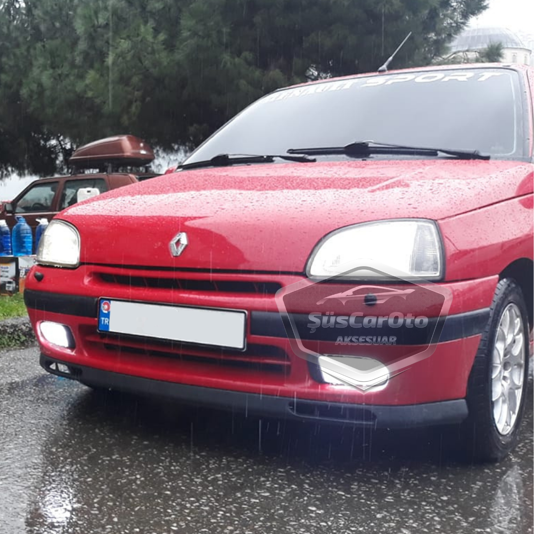Renault Clio 1 1990-1997 Uyumlu Üniversal Laguna Lip Esnek Ön Lip 2 Parça Tampon Altı Dil Karlık Ön Ek image 0