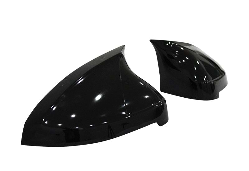Audi A4 B9 Sinyalli 2016-2021 Batman Yarasa Ayna Kapağı Piano Black ABS Plastik image 2