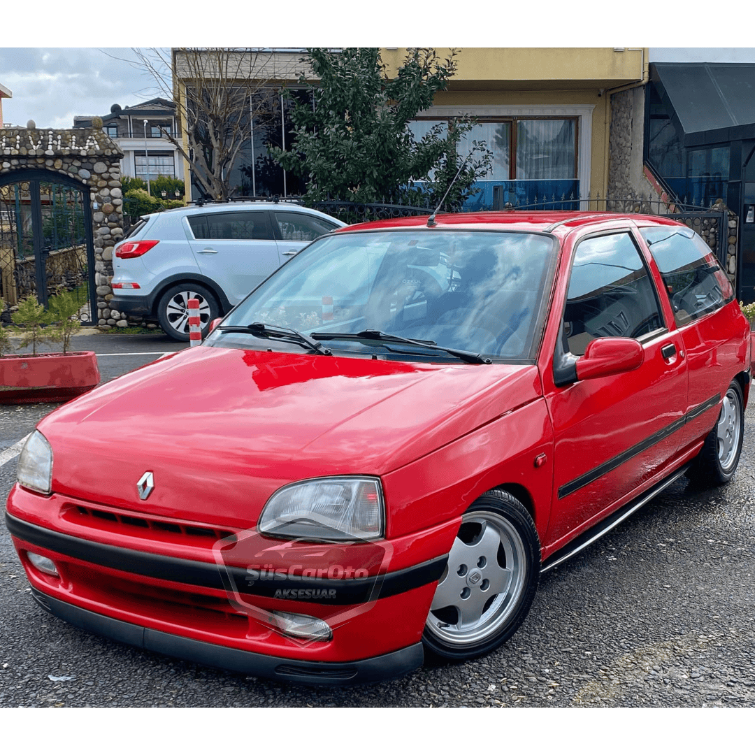 Renault Clio 1 1990-1997 Uyumlu Üniversal V2 Laguna Lip Esnek Ön Lip 2 Parça Tampon Altı Dil Karlık Ön Ek image 2