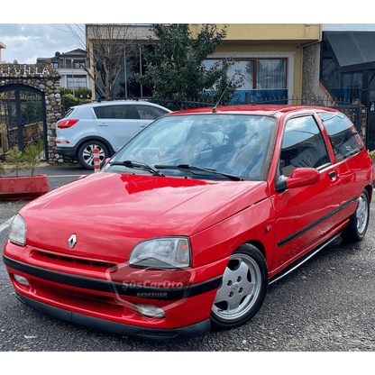 Renault Clio 1 1990-1997 Uyumlu Üniversal V2 Laguna Lip Esnek Ön Lip 2 Parça Tampon Altı Dil Karlık Ön Ek image 2