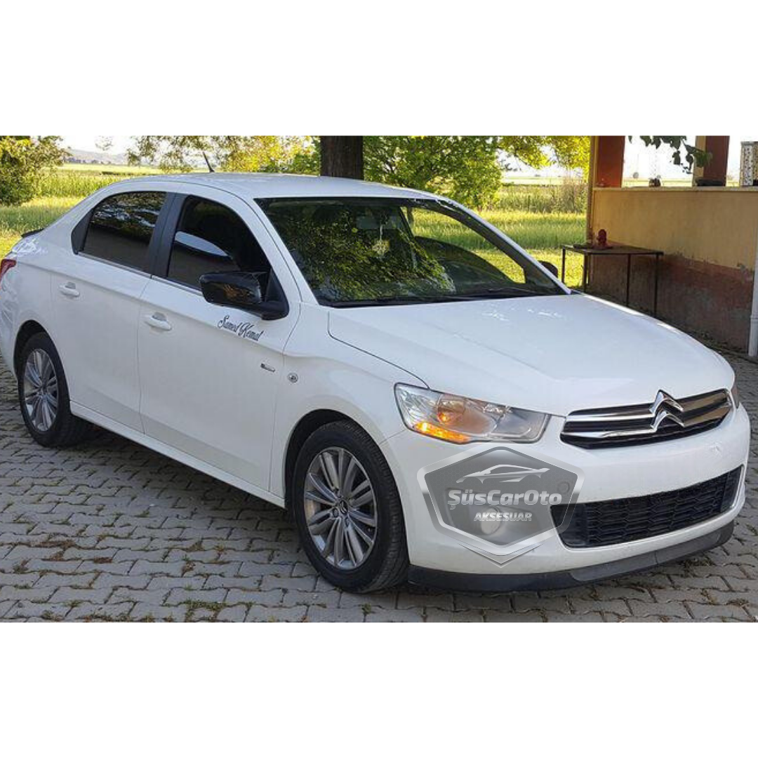 Citroen C Elysee 2012-2023 Uyumlu Üniversal Astra H lip Esnek Ön Lip 2 Parça Tampon Altı Dil Karlık Ön Ek image 1