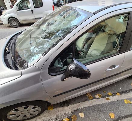 Peugeot 308 2007-2013 Batman Yarasa Ayna Kapağı Piano Black ABS Plastik image 2