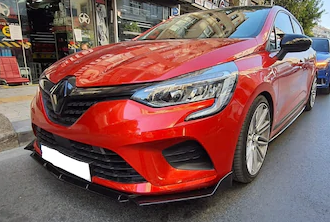 Üniversal Esnek BRABUS Lip 3 Parça Piano Black ABS Plastik Flaplı image 3