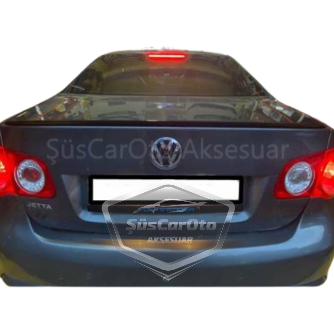 Vw Jetta MK5 2005-2010 Bagaj Üstü Spoiler Çıtası Piano Black Parlak Siyah image 4