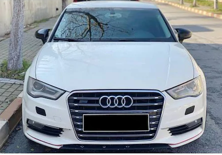 Audi A3 8V 2012-2019 Batman Yarasa Ayna Kapağı Piano Black ABS Plastik image 0