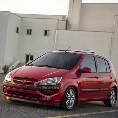 Hyundai Getz 2002–2011 Uyumlu Üniversal Astra H lip Esnek Ön Lip 2 Parça Tampon Altı Dil Karlık Ön Ek image 1