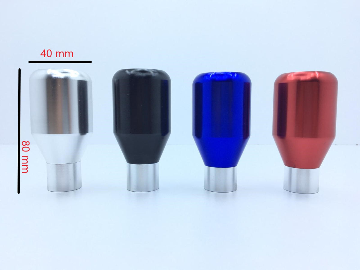 Üniversal Metal Spor Görünümlü Vites Topuzu Aparatlı Düz Tip Siyah image 3