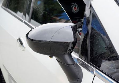 Fiat Punto Evo 2009-2018 Batman Yarasa Ayna Kapağı Piano Black ABS Plastik image 0