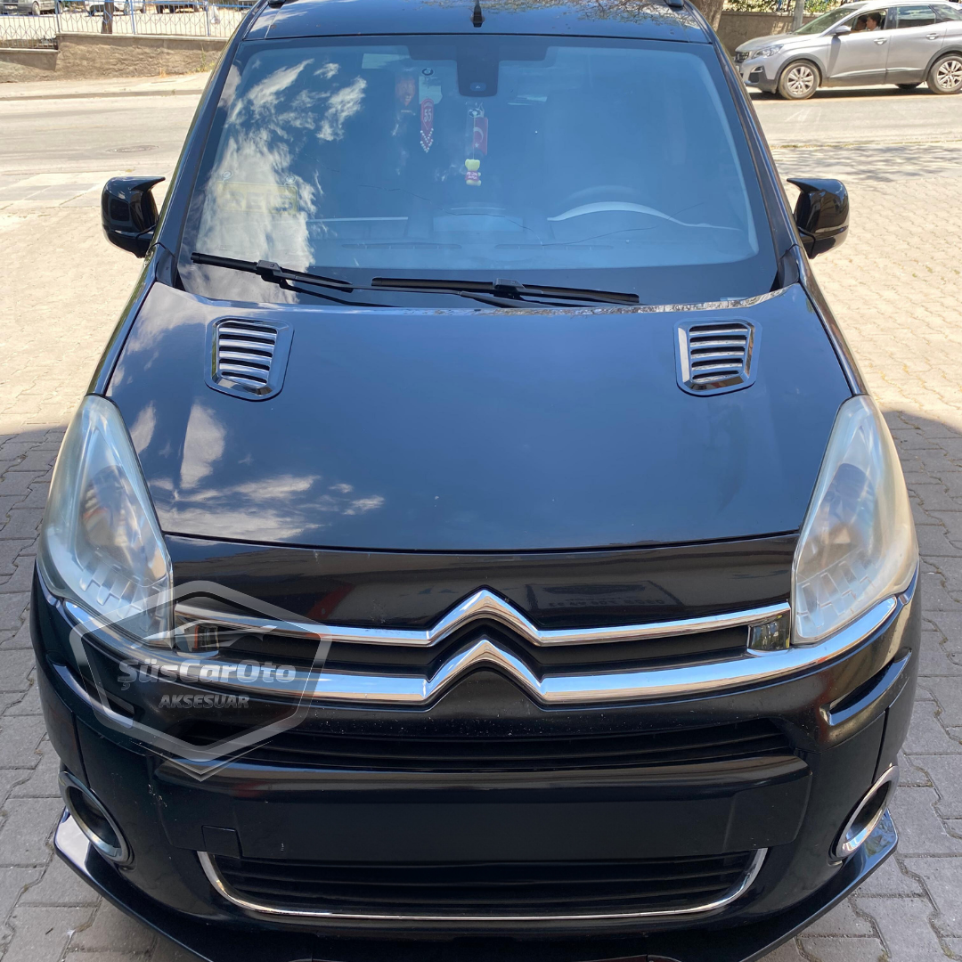 Peugeot Partner Tepee 2012-2018 Uyumlu Batman Yarasa Ayna Kapağı Piano Black ABS Plastik Sağ Sol Takım image 3