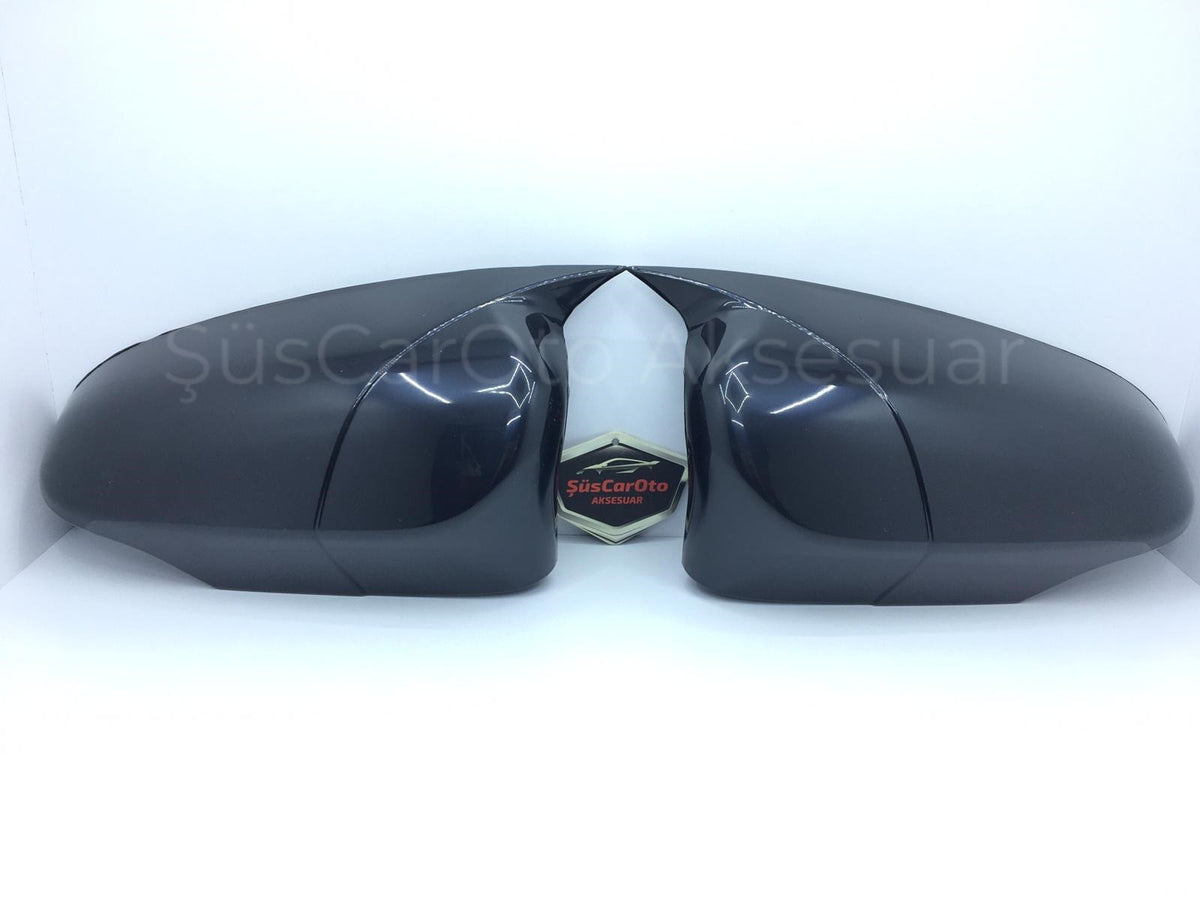 Toyota Yaris 2012-2015 Batman Yarasa Ayna Kapağı Piano Black ABS Plastik image 5