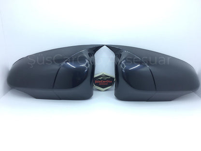 Toyota Yaris 2012-2015 Batman Yarasa Ayna Kapağı Piano Black ABS Plastik image 5