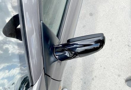 Renault Megane 2 2002-2009 Batman Yarasa Ayna Kapağı Piano Black ABS Plastik image 2