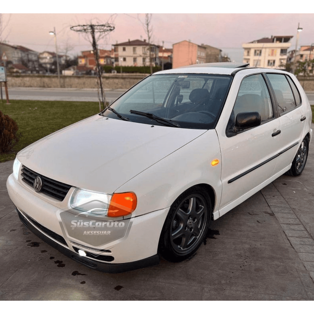 Vw Polo Mk3 1994-2003 6N Uyumlu Üniversal V2 Laguna Lip Esnek Ön Lip 2 Parça Tampon Altı Dil Karlık Ön Ek image 3