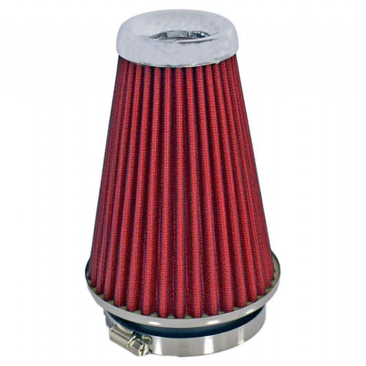 Carub Ses &amp; Performans Arttırıcı Açık Hava Filtresi Uzun Tip Kırmızı +6 Hp Aparatlı Üniversal image 0