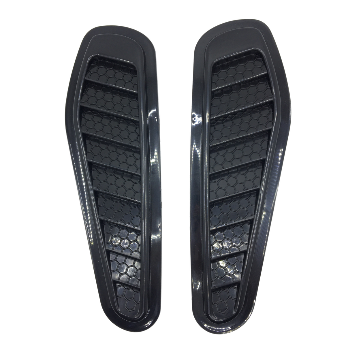 Universal Piano Black Kaput Üstü Havalandırma Izgarası Venti Universal Air Scoop İnce Tip 2'li image 4