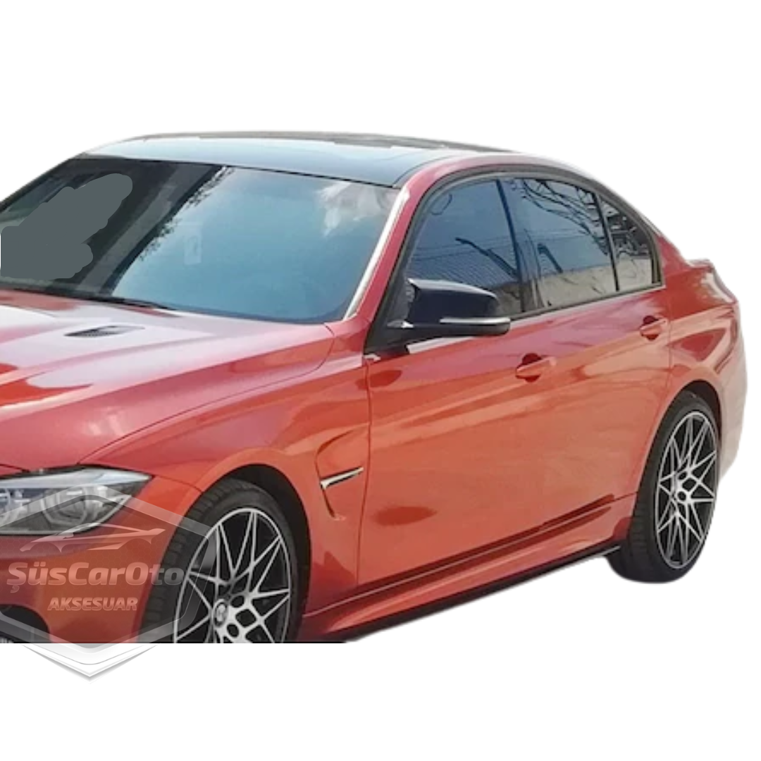 BMW F30-F32-F20 2012-2018 Batman Yarasa Ayna Kapağı Piano Black ABS Plastik image 5