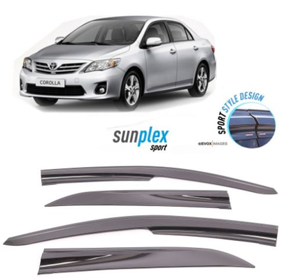 SUNPLEX Toyota Corolla 2007-2012 Spor Cam Rüzgarlığı 4 Parça image 0