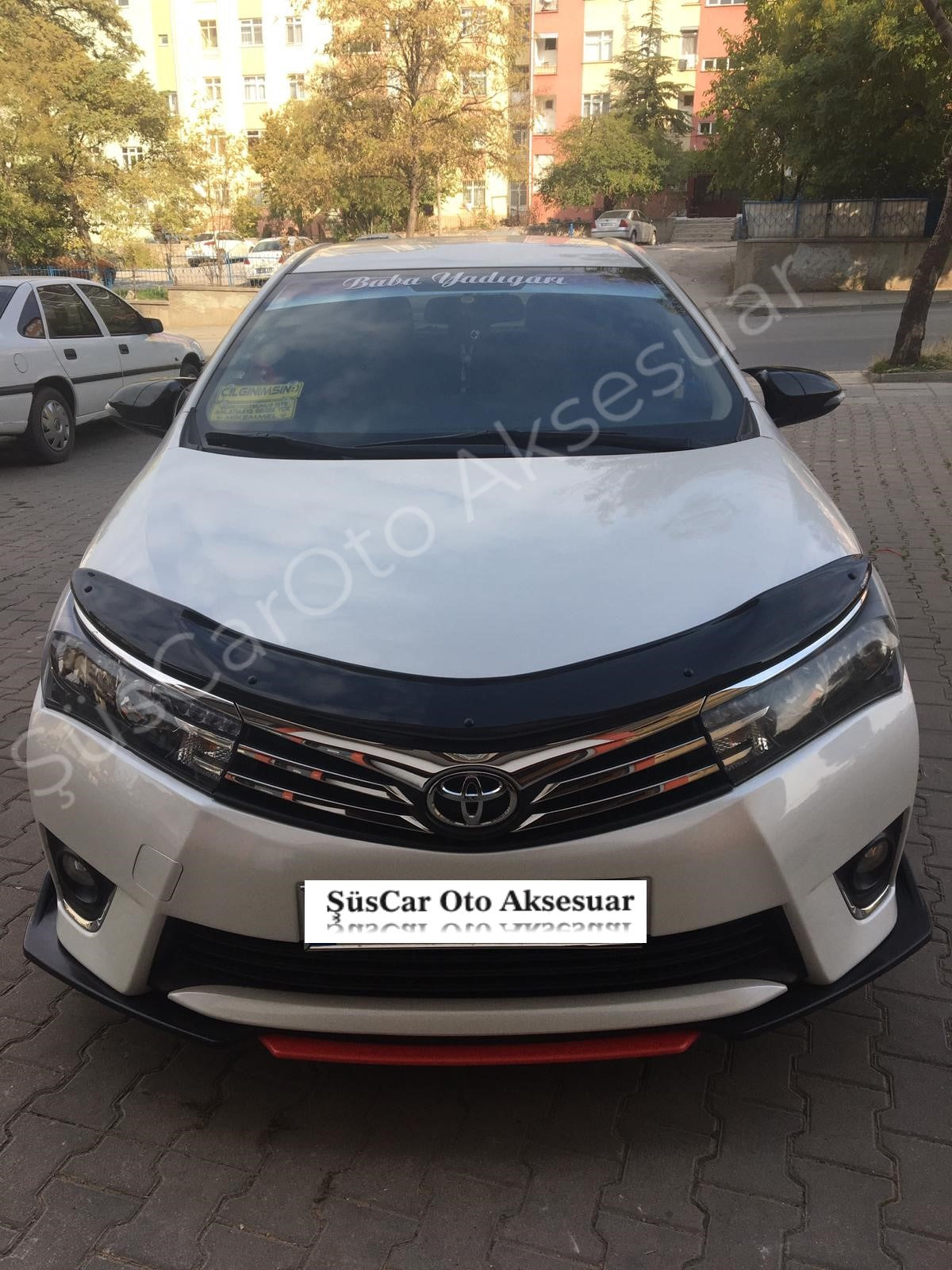 Toyota Auris 2013-2018 Batman Yarasa Ayna Kapağı Piano Black ABS Plastik image 1