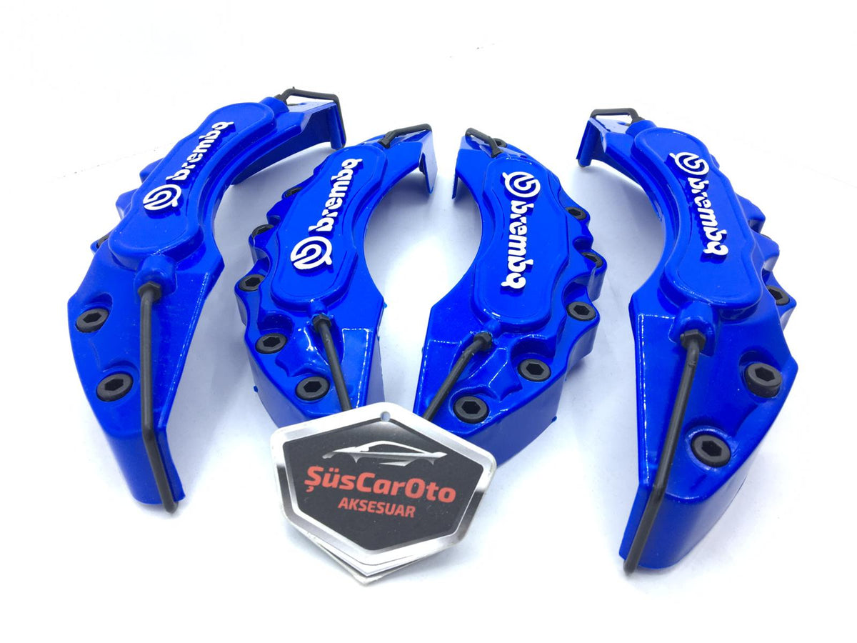 Brembo Fren Kaliper Kapağı 4'lü Set Üniversal 17'' ve Üzeri Mavi image 1