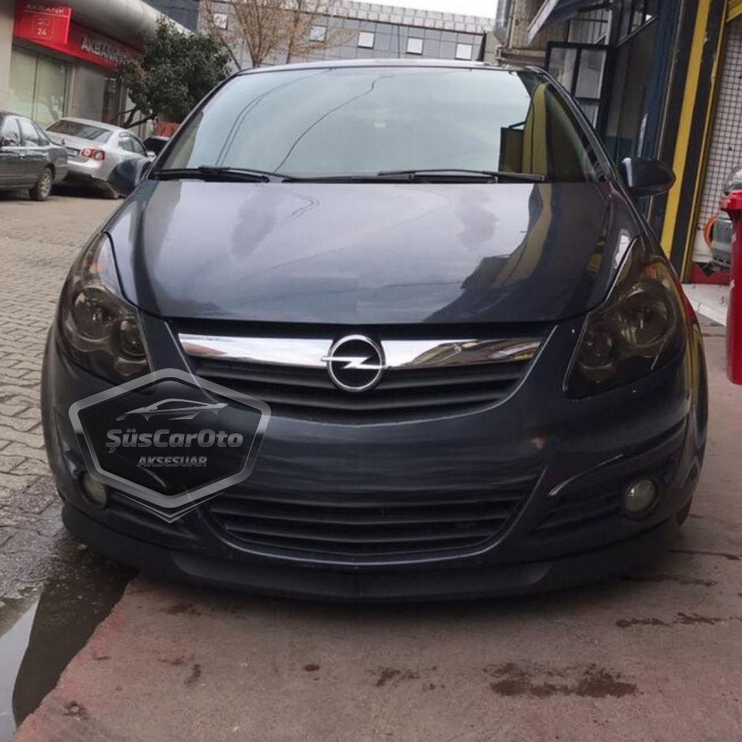 Opel Corsa D 2006-2014 Uyumlu Üniversal Astra H lip Esnek Ön Lip 2 Parça Tampon Altı Dil Karlık Ön Ek image 0