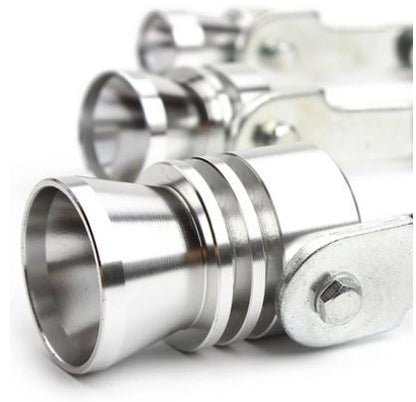 Üniversal Egzoz Islık Aparatı Egzoz Ucu Turbo Sesi Large 29 mm KROM image 4