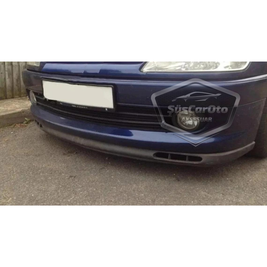 Peugeot 306 1993-2002 Uyumlu Üniversal Laguna Lip Esnek Ön Lip 2 Parça Tampon Altı Dil Karlık Ön Ek image 9