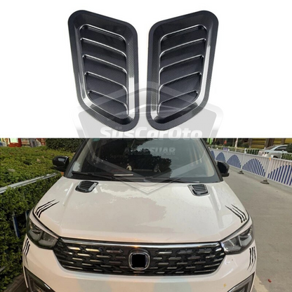 Universal Karbon Kaput Üstü Havalandırma Izgarası Venti Universal Air Scoop 2'li image 2