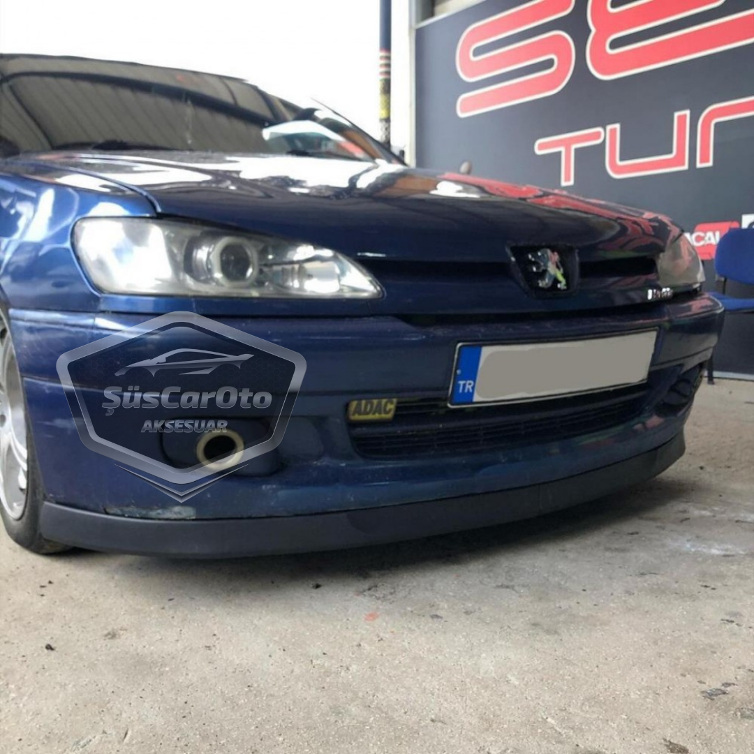 Peugeot 306 1993-2002 Uyumlu Üniversal Astra H lip Esnek Ön Lip 2 Parça Tampon Altı Dil Karlık Ön Ek image 3