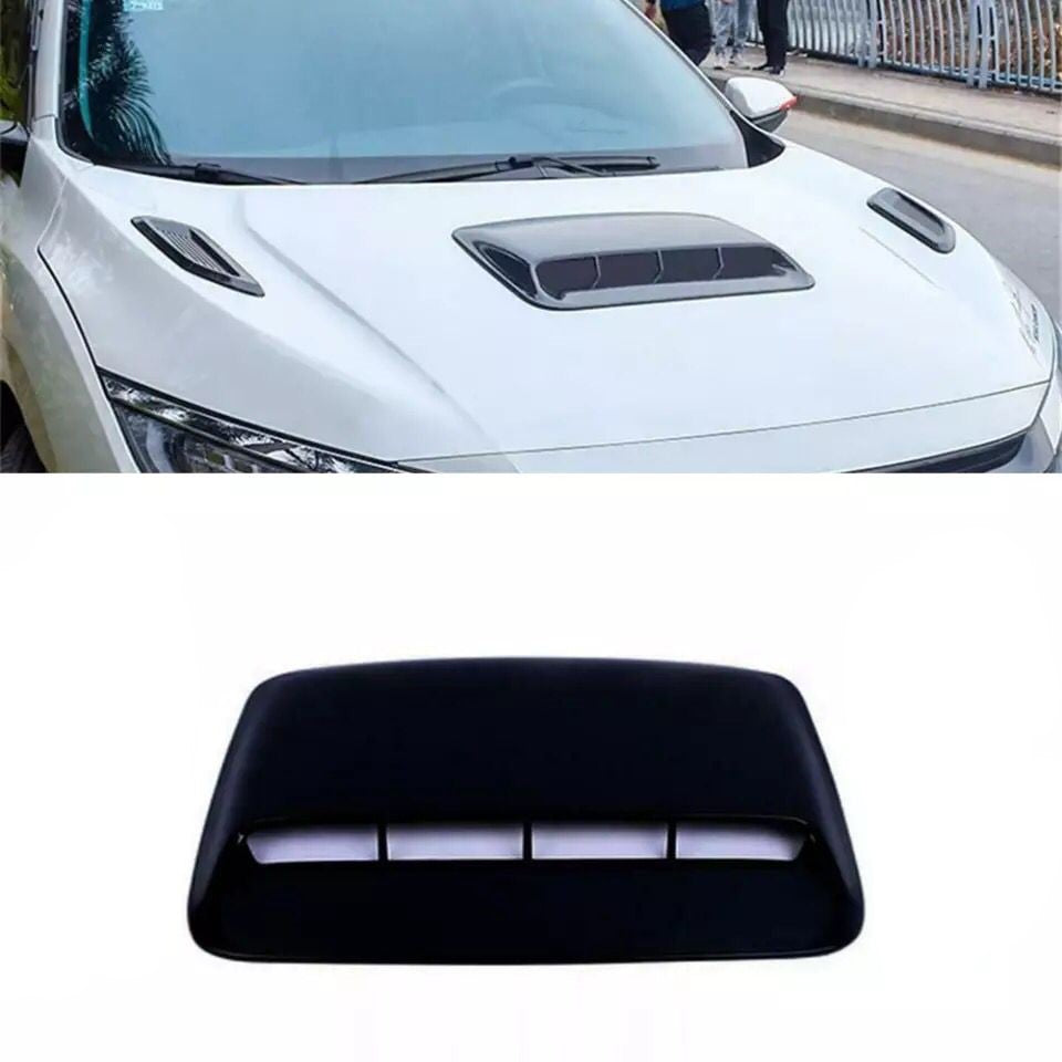 Üniversal Her Araca Uyumlu Büyük Kaput &amp; Tavan Üstü Havalandırma Izgarası Venti Air Scoop image 0