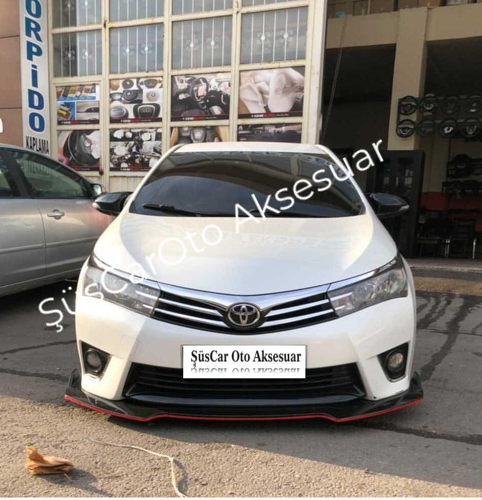 Toyota Auris 2013-2018 Batman Yarasa Ayna Kapağı Piano Black ABS Plastik image 4