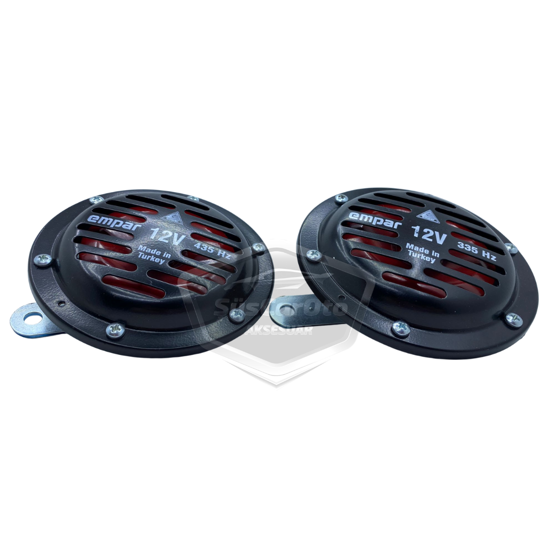Empar Hella Tip Süper Tone Küçük Kafa Korna Seti 12 Volt 2 Adet image 5