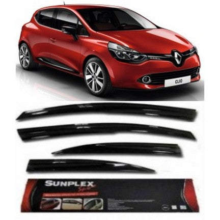 SUNPLEX Renault Clio 4 2013+ Spor Cam Rüzgarlığı 4 Parça image 3