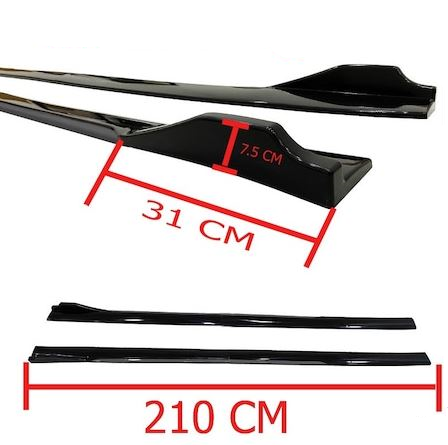 Üniversal Piano Black Kulaklı Flaplı Marşpiyel Lipi Bıçağı Gri image 1