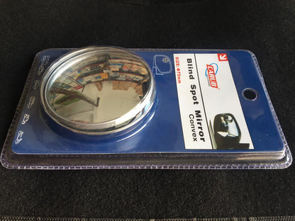 Carub Açısı Ayarlanabilir 75 mm Krom Yuvarlak Kör Nokta Aynası image 3