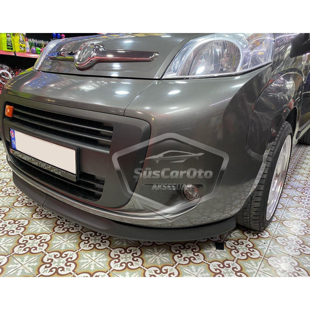 Fiat Fiorino 2008-2022 Uyumlu Üniversal Astra H lip Esnek Ön Lip 2 Parça Tampon Altı Dil Karlık Ön Ek image 2