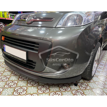 Fiat Fiorino 2008-2022 Uyumlu Üniversal Astra H lip Esnek Ön Lip 2 Parça Tampon Altı Dil Karlık Ön Ek image 2