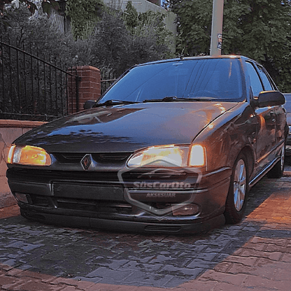 Renault 19 Europa 1994-2001 Uyumlu Üniversal V2 Laguna Lip Esnek Ön Lip 2 Parça Tampon Altı Dil Karlık Ön Ek image 4