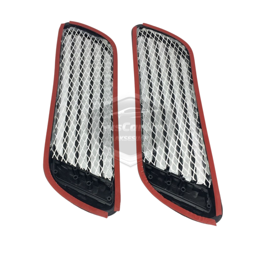 Üniversal Her Araca Uyumlu Kaput Üstü Havalandırma Izgarası Venti Universal Air Scoop Peugeot 206 Tip 2'li image 3