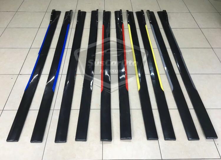 Üniversal Piano Black Renkli Kulaklı Flaplı Marşpiyel Lipi Bıçağı image 0