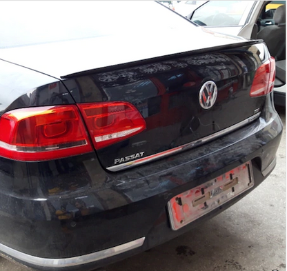 Volkswagen Passat B7 / B8 / 8.5 Bagaj Üstü Spoiler Piano Black image 2