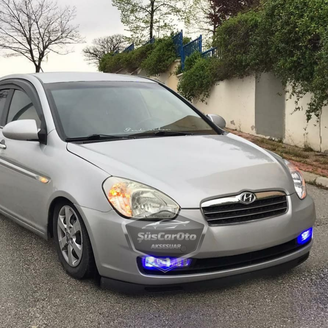 Hyundai Accent Era 2006-2012 Uyumlu Üniversal V2 Laguna Lip Esnek Ön Lip 2 Parça Tampon Altı Dil Karlık Ön Ek image 3