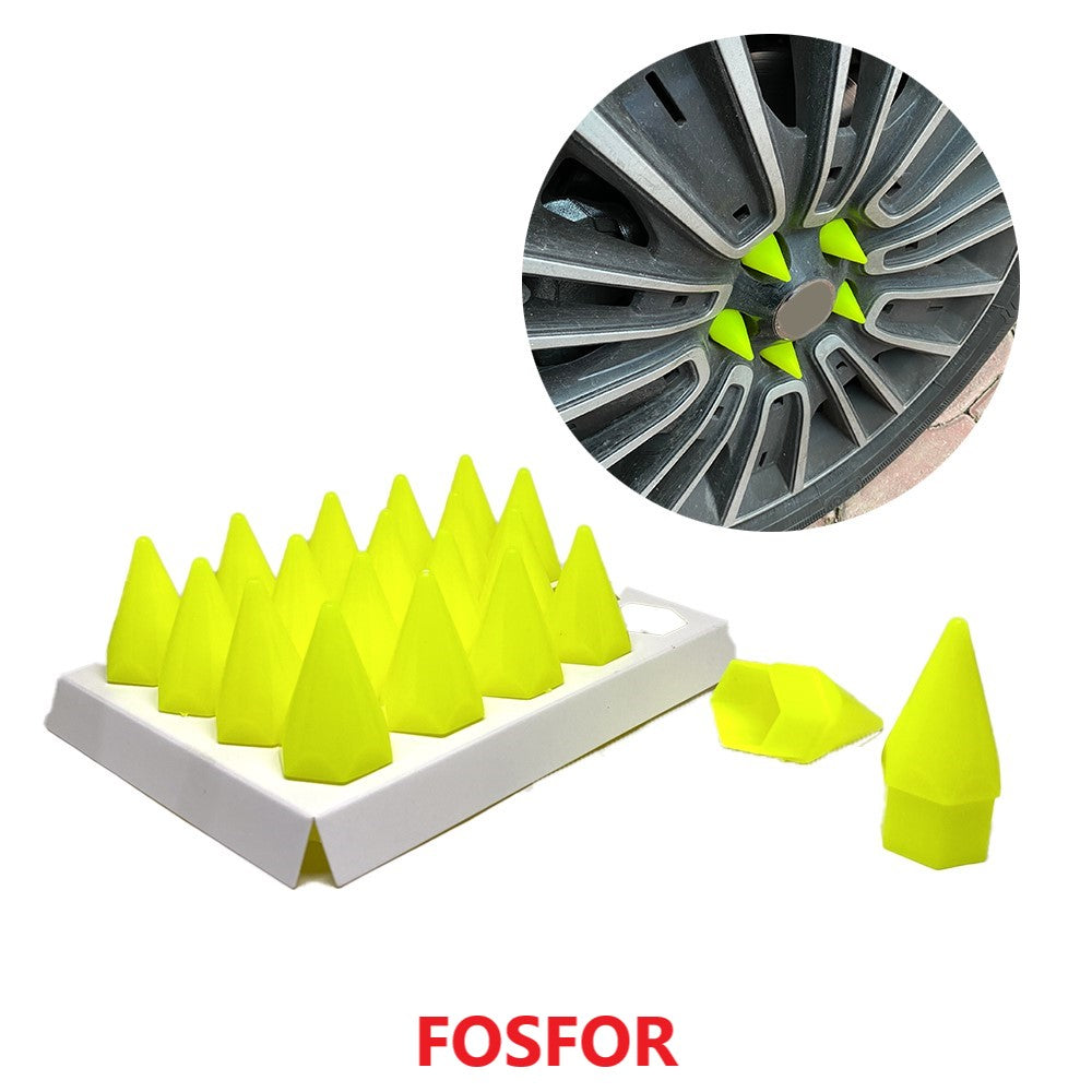 Sivri Mermi Bijon Kapağı Sökme Aparatlı 20 li Set 17 mm-19 mm FOSFOR image 0