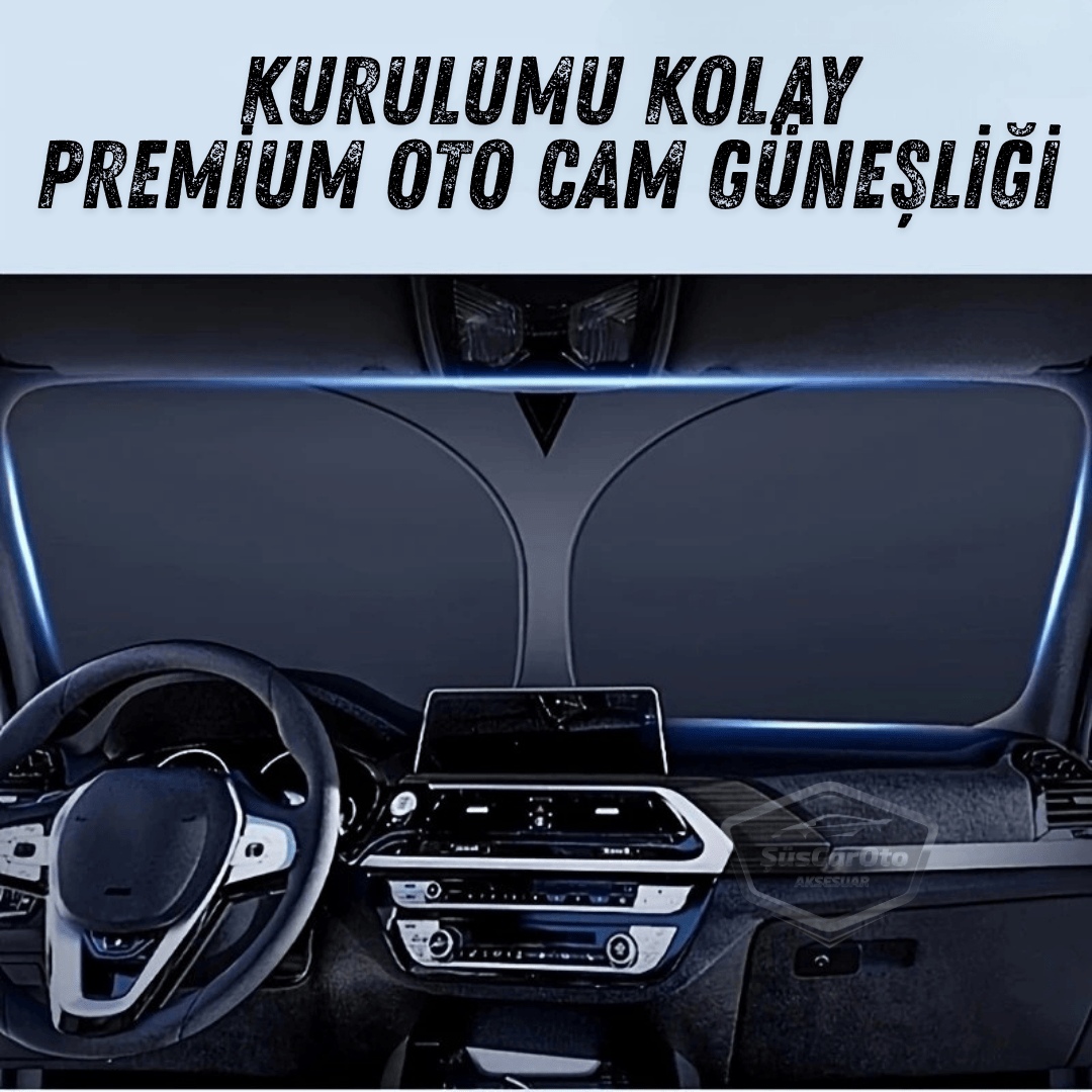 Oto Katlanabilir Premium Ön Güneşlik Ön Arka Cam Gölgelik Metalize Yeni Nesil Güneş Koruyucu Oto Araba Suv Tır 80 cm x 140 cm Çantalı image 7