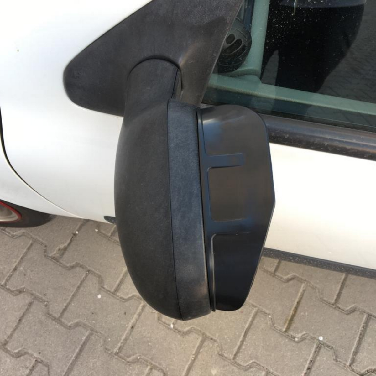 Universal Silikon Esnek Araç Oto Yan Ayna Yağmur Koruyucu Önleyici Yağmur Siperliği Siyah 2'li Takım image 2