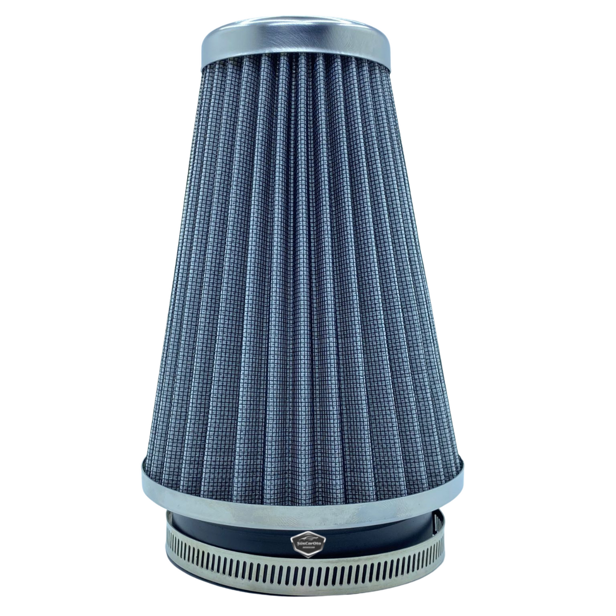Ses &amp; Performans Arttırıcı Açık Hava Filtresi Uzun Tip Gri +6 Hp Aparatlı Üniversal image 4