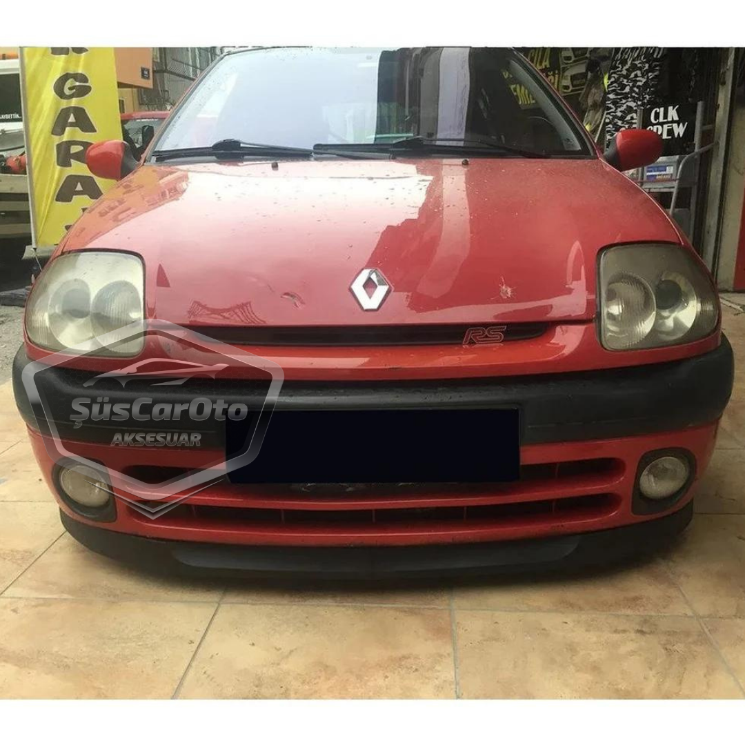 Renault Clio Symbol Hb&amp;Sedan 1998-2002 Uyumlu Üniversal Astra H lip Esnek Ön Lip 2 Parça Tampon Altı Dil Karlık Ön Ek image 5