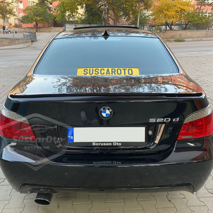 Bmw 5 Serisi E60 2003-2010 Samurai M3 Tip Bagaj Üstü Spoiler Bagaj Çıtası Piano Black Parlak Siyah image 5