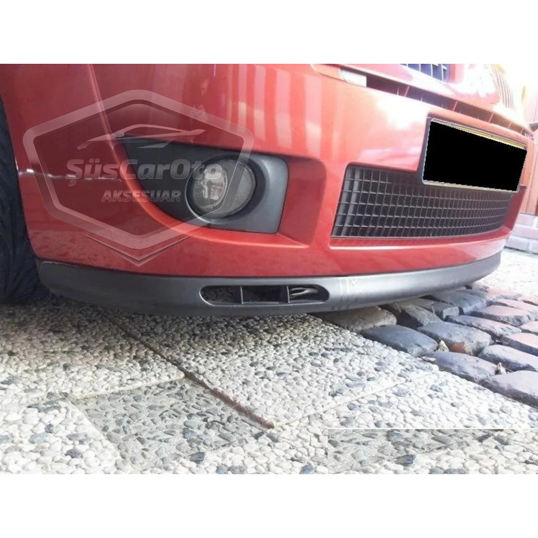Renault Clio 2 Symbol Hb&amp;Sedan 1998-2008 Uyumlu Üniversal Laguna Lip Esnek Ön Lip 2 Parça Tampon Altı Dil Karlık Ön Ek image 7