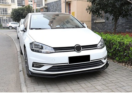 Vw Golf 7 7.5 Esnek 3 Parça ABS Lip Piano Black Flaplı Kanatlı image 3