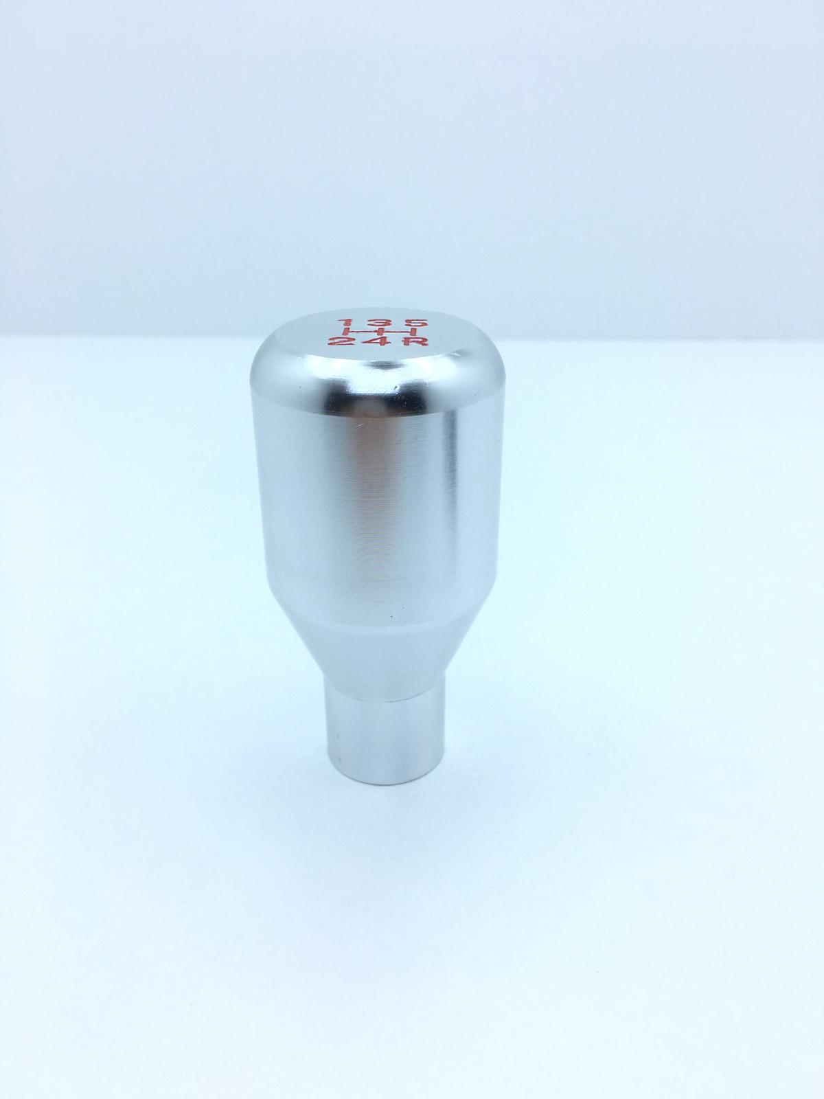 Üniversal Metal Spor Görünümlü Vites Topuzu Aparatlı Düz Tip Gümüş image 2